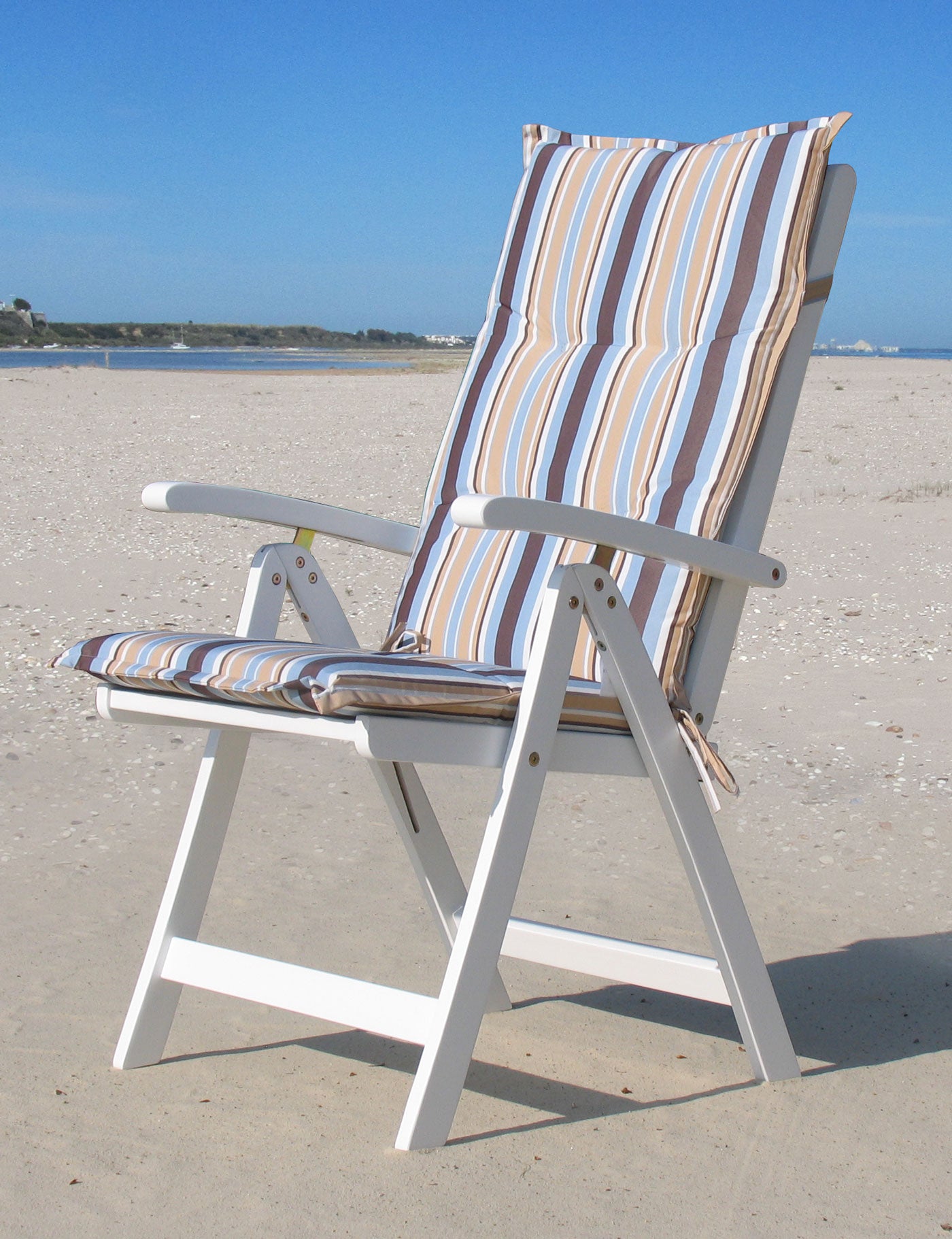 Auflage Marine Kissen Polster Klapp-Sessel Stuhl Garten-Sessel