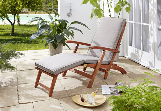 Auflage Sand zu Deckchair Santos  174x51x6cm Gartenliege Liegestuhl  Sonnenliege Relaxliege