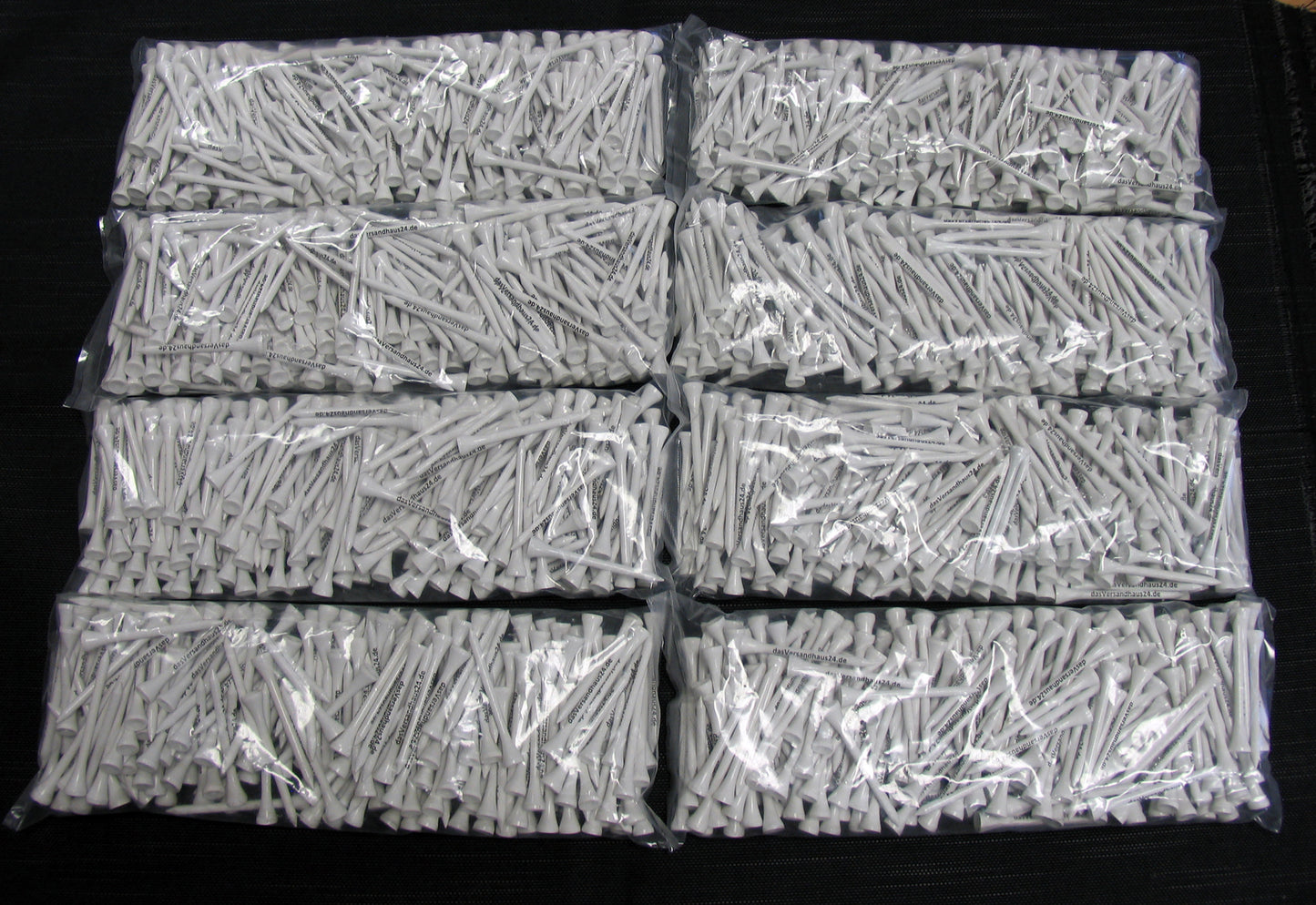 Premium Golf Tees - 70mm - 2000 Stück - 100% Bambus