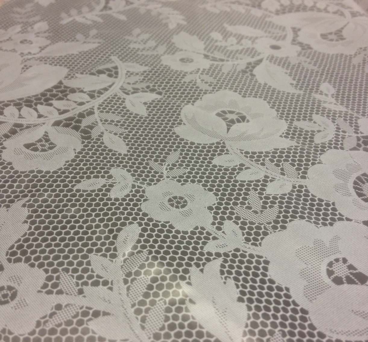 Tischdeckenschoner PVC Folie 130x180cm Oval