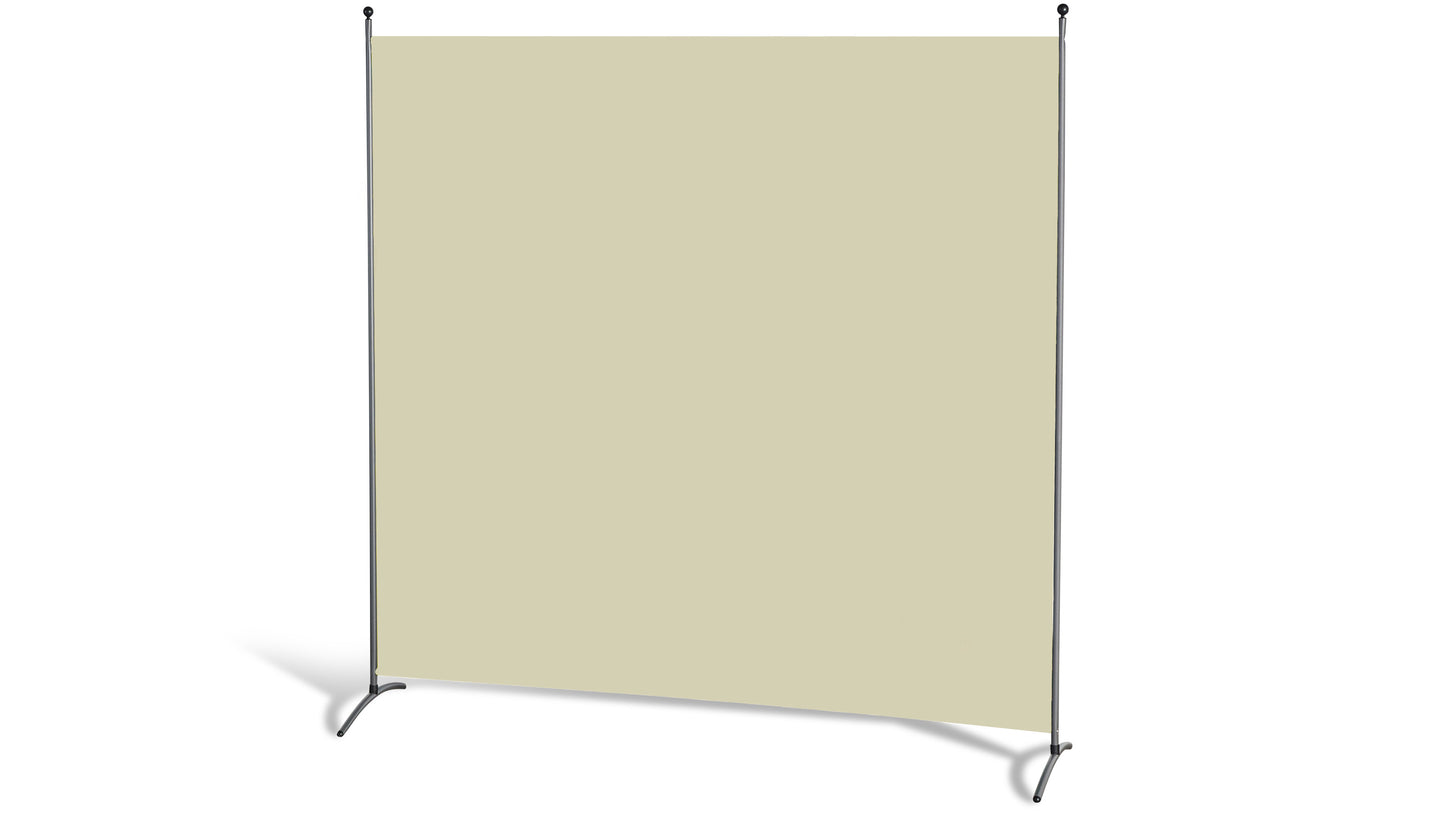 Stellwand 180 x 180 cm - Beige - Paravent Raumteiler Trennwand Sichtschutz