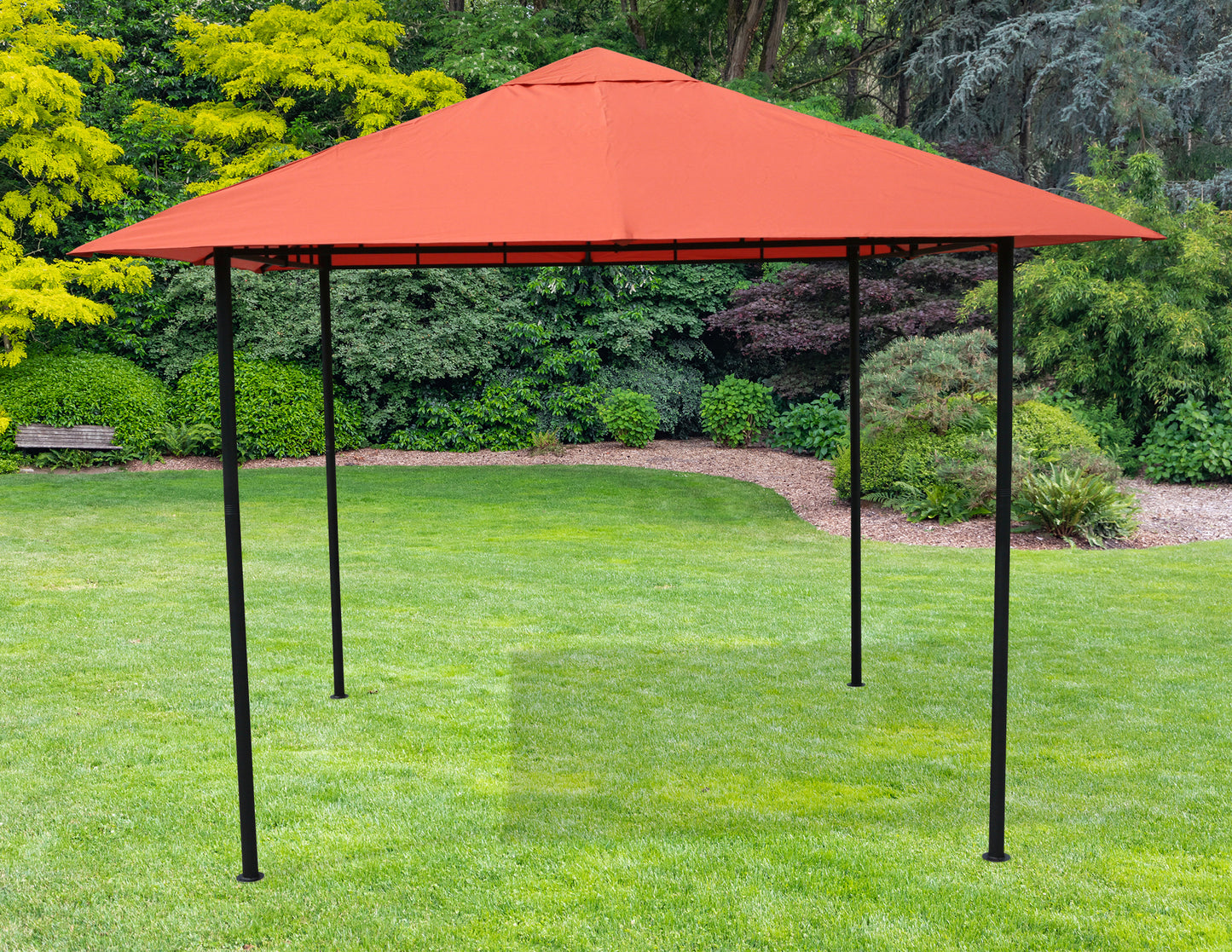 Antikpavillon Amalfi Flex 3 x 3 m Terra Gartenpavillon Partyzelt