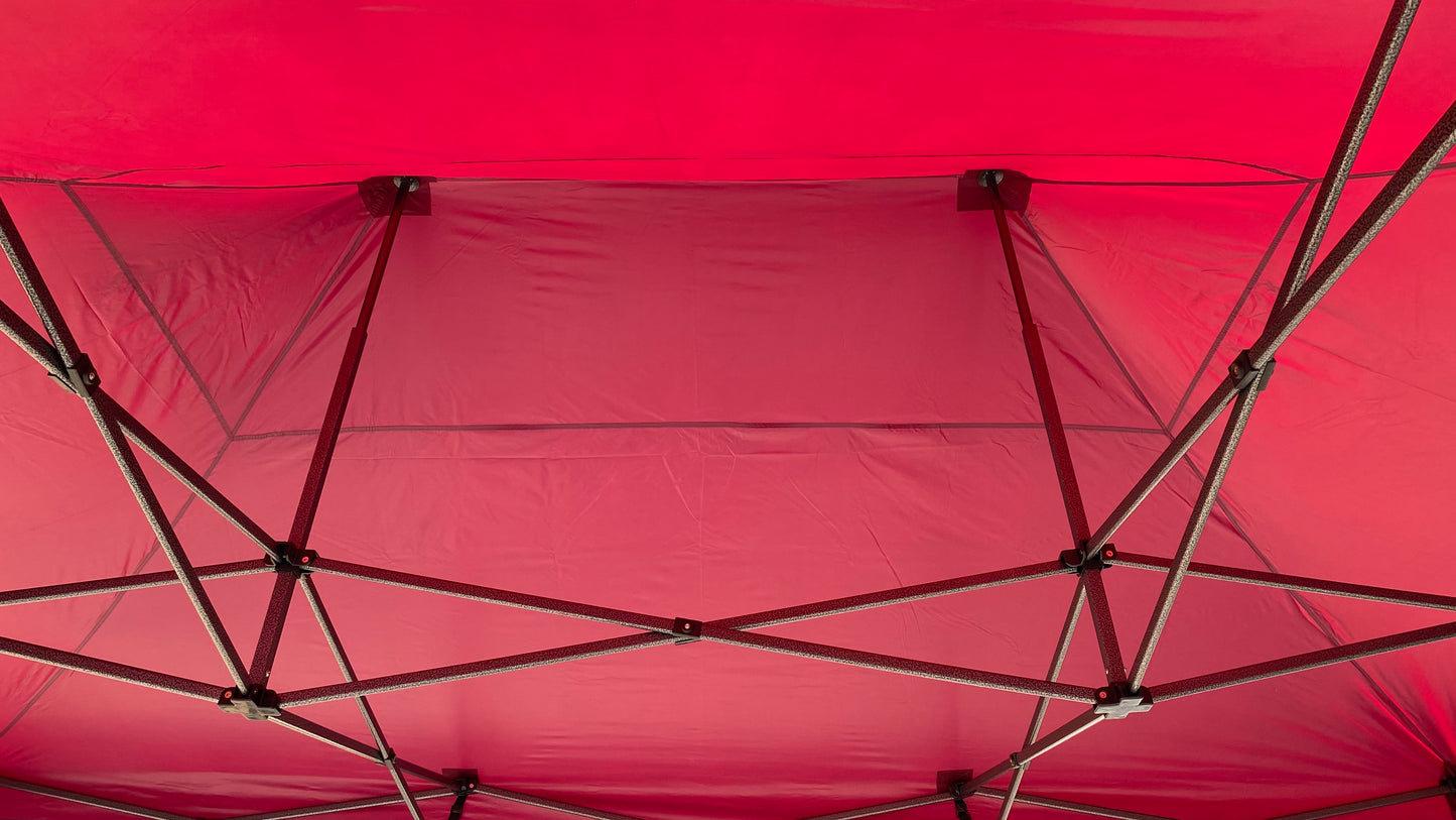 Faltpavillon 3x4,5m Modena bordeaux - extra starkes Gestell