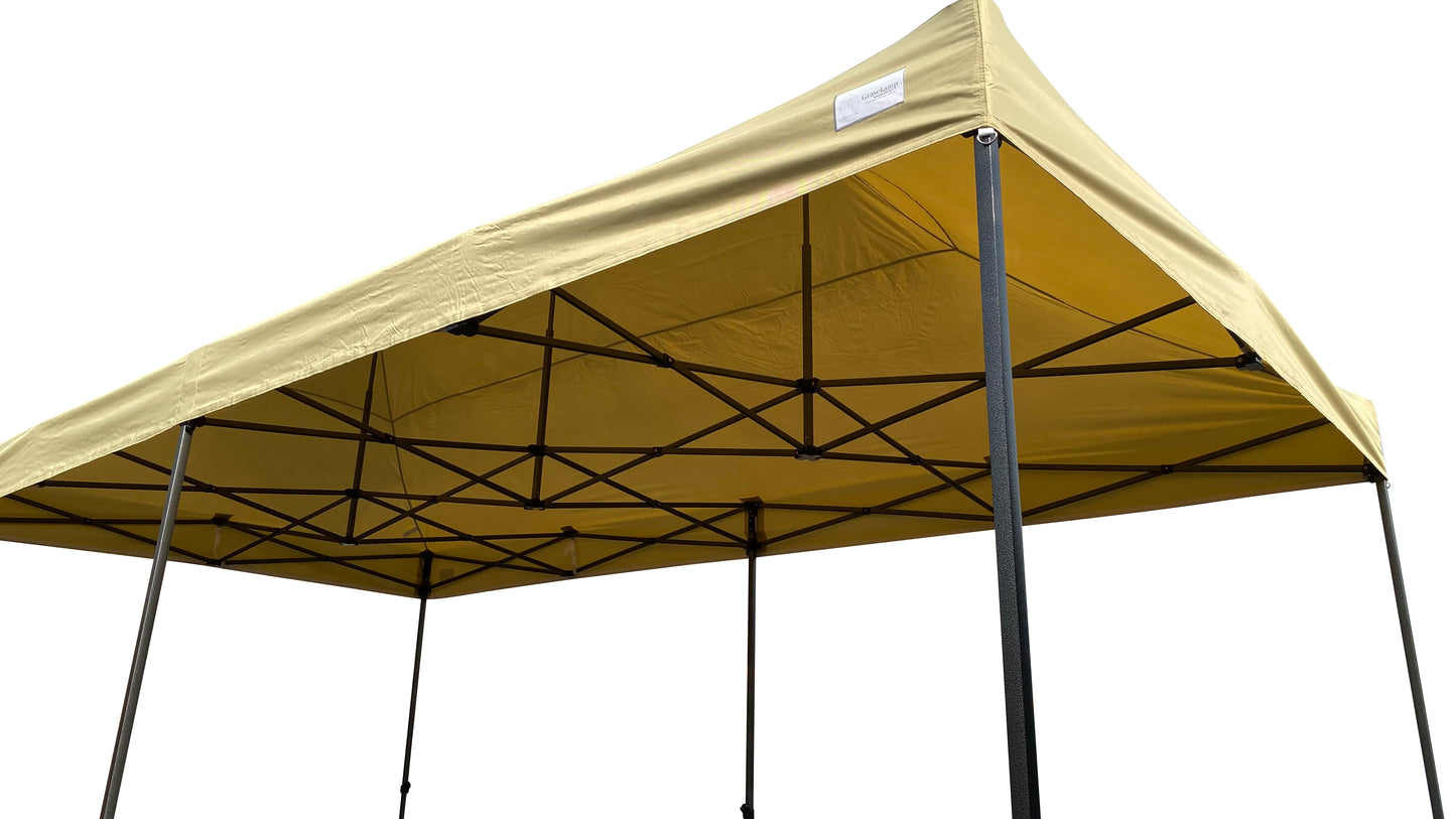 Faltpavillon Modena 3x6m beige inkl. Seitenteile - extra starkes Gestell