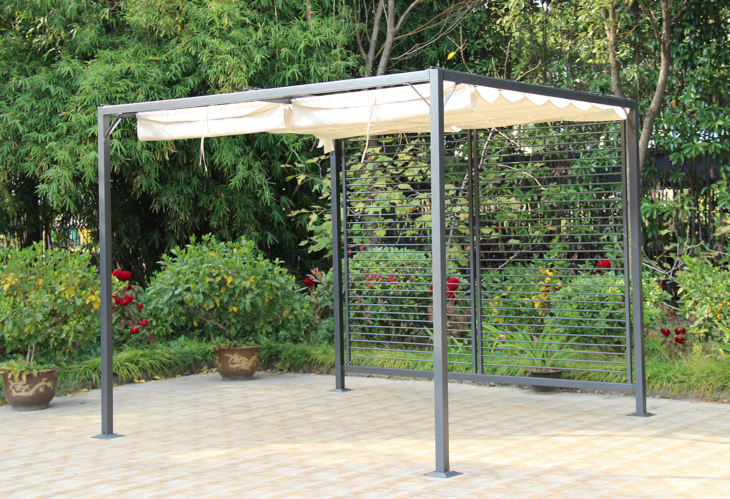 Ersatzdach für Flachdachpergola Venecia Beige