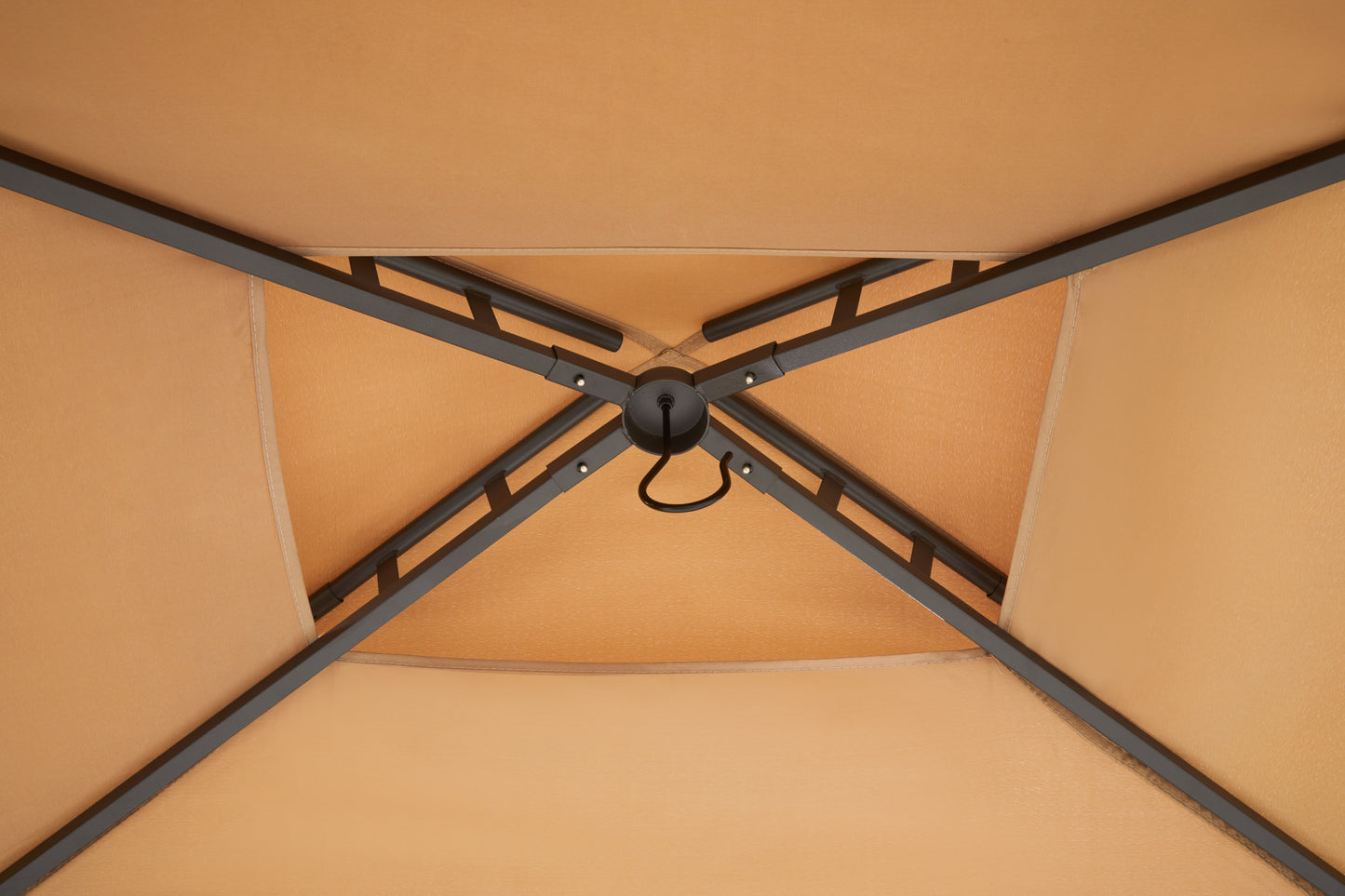 Grillpavillon BBQ 1,52x2,44m inkl. Flammschutzdach sand