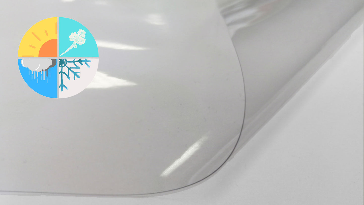 Strandkorb Schutzhülle 119x106x160cm PVC Transparent Abdeckung Haube Plane UV stabil wasserdicht