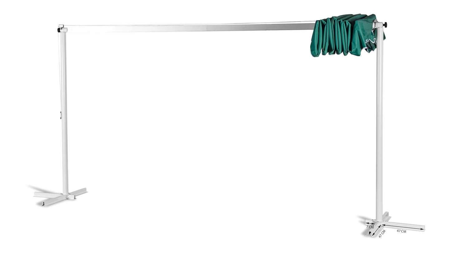 Ersatzdach Standmarkise Dubai Grün Raffmarkise Ziehharmonika Mobile Markise