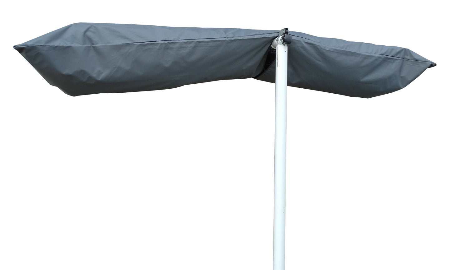 Standmarkise Dubai Taupe 375x225cm mit Schutzhülle Terrassenüberdachung Raffmarkise Mobile Markise Ziehharmonika