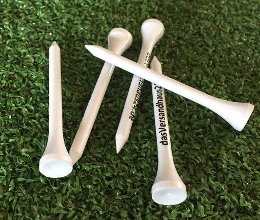 Premium Golf Tees - 70mm - 500 Stück -  100% Bambus
