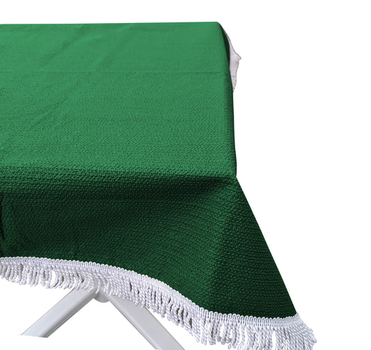Gartentischdecke 130x180cm Oval Grün  Weichschaum Witterungsbeständig  Wetterfest geschäumt  Pflegeleicht  abwaschbar