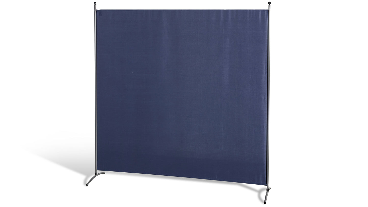 Stellwand 180 x 180 cm - Blau - Paravent  Raumteiler Trennwand Sichtschutz