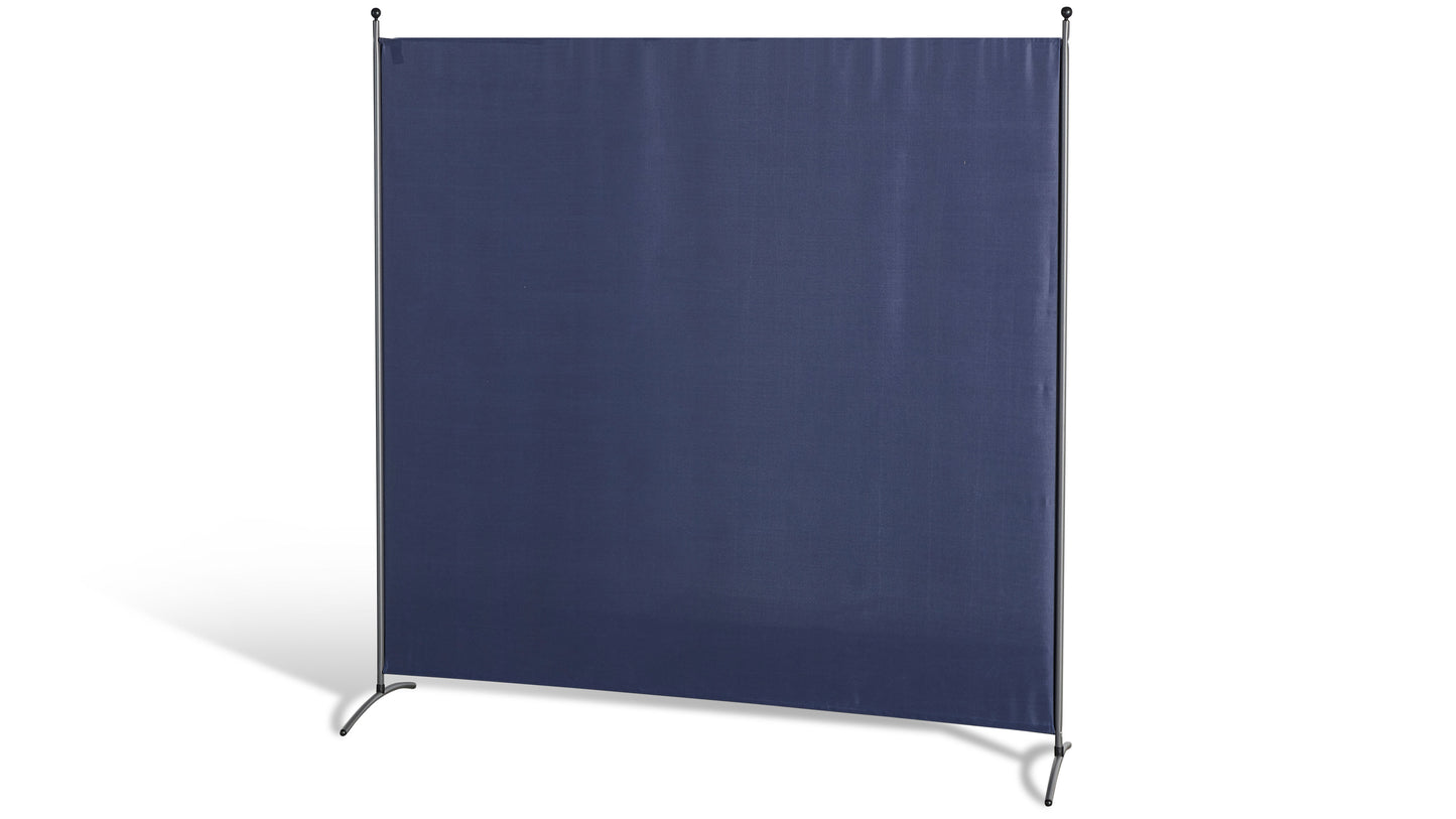 Doppelpack Stellwand 180x180 cm - blau -  Paravent Raumteiler Trennwand  Sichtschutz