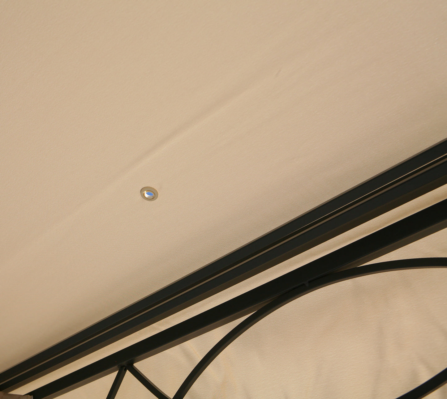 Ersatzdach zu Garten-Pavillon ROM 3x4  Beige Party-Zelt Terrassen-Dach