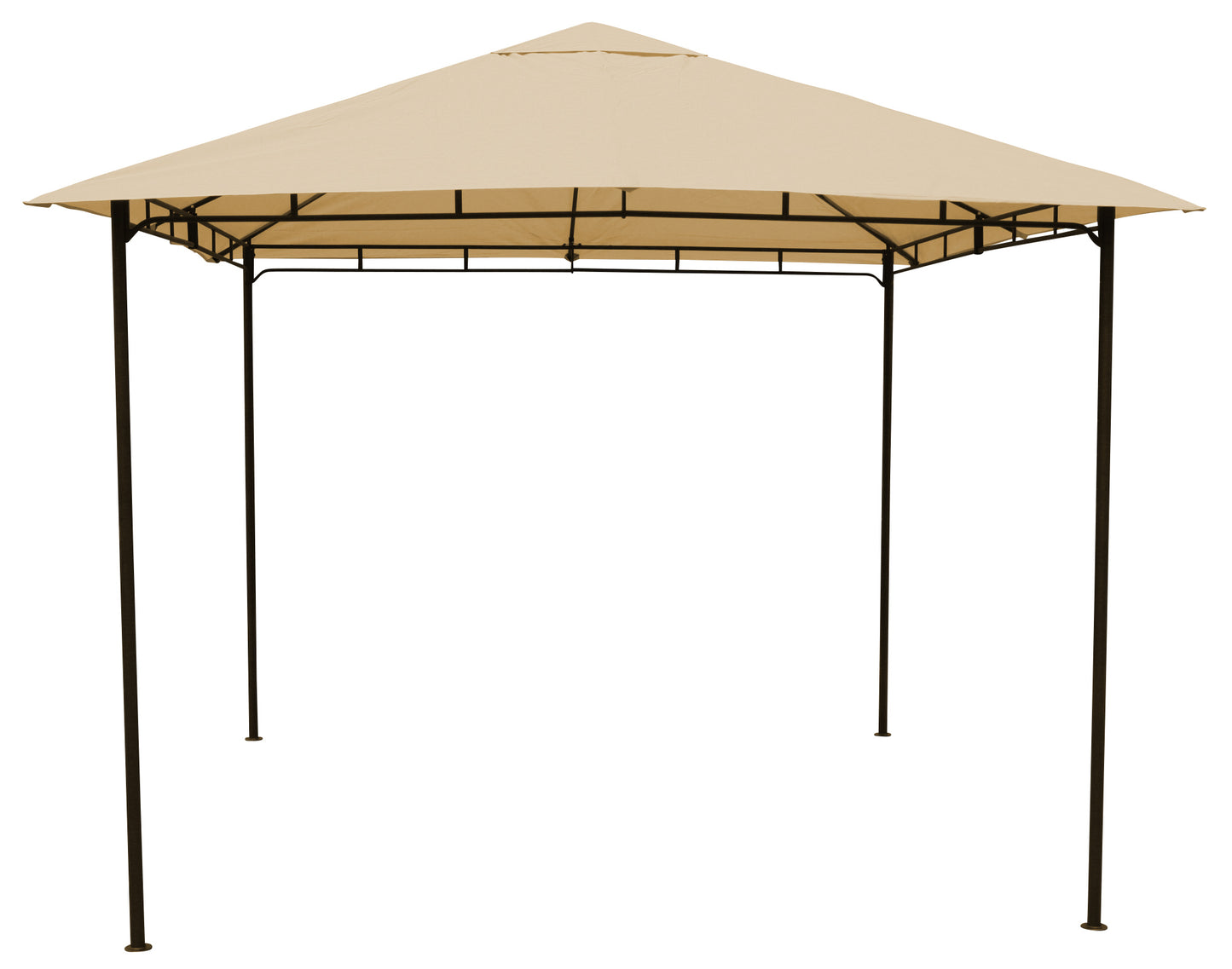 Pavillon Rimini Flex 3 x 3 m Beige Party Zelt Antik Garten – dasversandhaus24