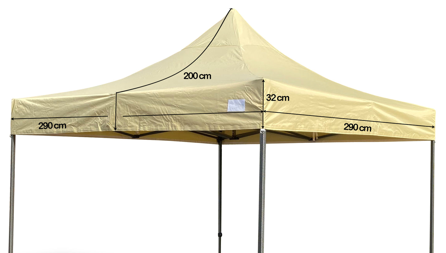 Ersatzdach Faltpavillon Premium Line  3x3m Beige