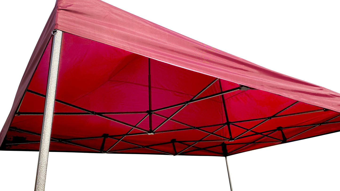 Faltpavillon 3x4,5m Modena  bordeaux - extra starkes Gestell