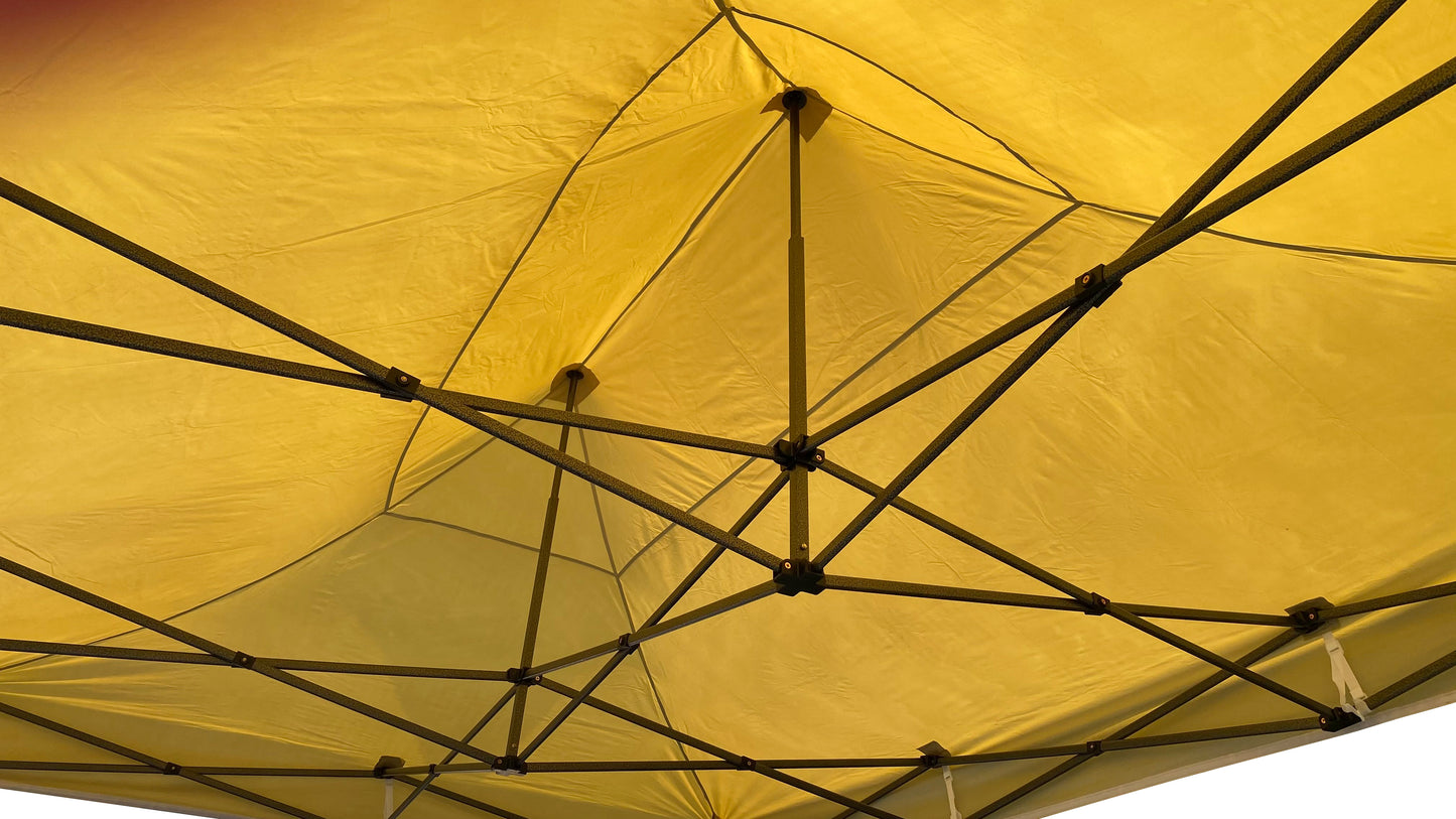 Faltpavillon Modena 3x4,5m beige inkl.  Seitenteile - extra starkes Gestell