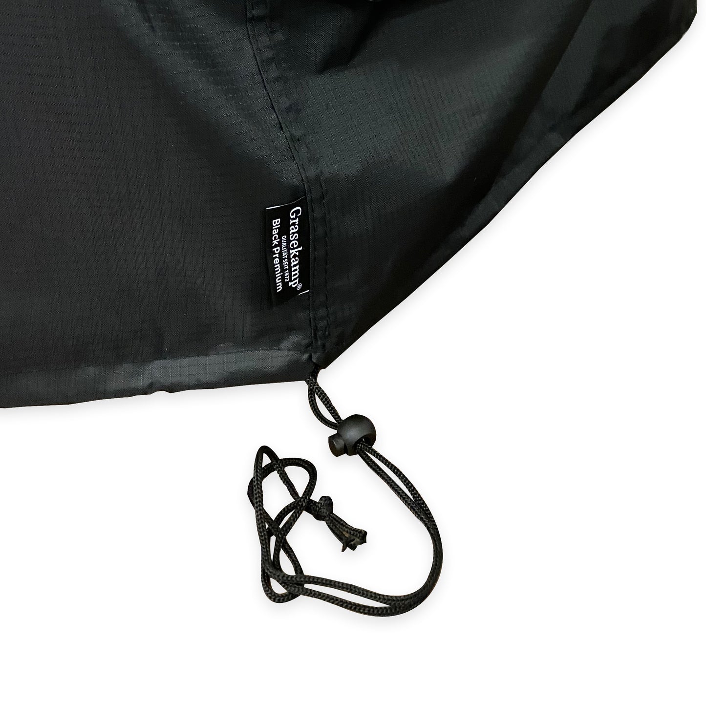 Black Premium Hochlehnerhülle  60x74x112cm / stacking chair cover /  atmungsaktiv / breathable